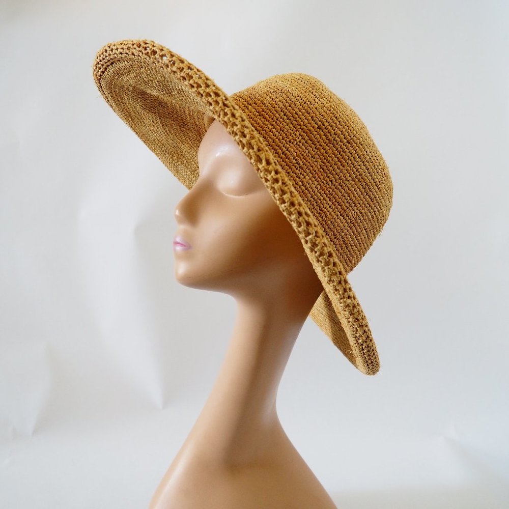 Callanan Resort  Roll Brim Straw Sun Beach Hat